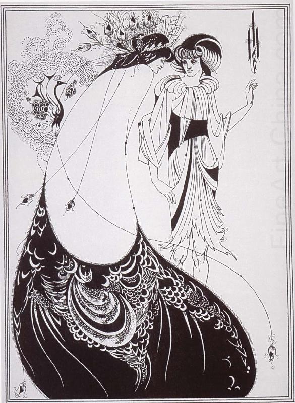 Aubrey Beardsley The Peacock Sirt china oil painting image